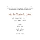 Moderne rouwkaart landschap horizon vogels 3