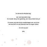 Moederdag kaart mama je doet 't goed 3