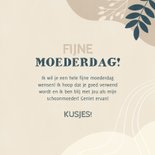 Moederdag kaart voor schoonmoeder met plantjes en vormen 3