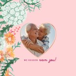 Moederdag oma paardenbloemen rand 2