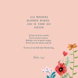 Moederdagkaart als mama's bloemen zijn zou ik jou kiezen  3