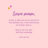 Moederdagkaart de liefste mama 3