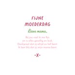 Moederdagkaart lief schattig zwanen i love you illustratie 3