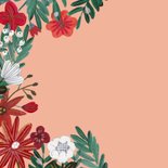 Moederdagkaart met foto bloemen liefde mama hart 2