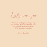 Moederdagkaart verlies liefs voor jou vlinder en hartjes 3