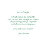 Mooie bloemenkaart met roze klaprozen 3