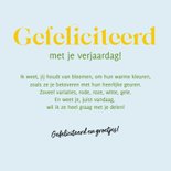 Mooie verjaardagskaart vaasjes met getekende bloemen 3