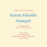 Multicultureel geboortekaartje voor een babymeisje  3