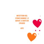 Nierstichting sterkte kaart je bent een strijder met hartjes 3