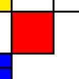 Nieuwjaar de stijl van Mondriaan 2