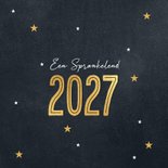 Nieuwjaars kaart 2027 wensen 2