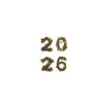 Nieuwjaarskaart 2026 natuur bos Achterkant