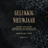 Nieuwjaarskaart 2027 met sprankelende kerstbal 3