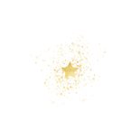 Nieuwjaarskaart gouden ster stijlvol Happy new Year Achterkant
