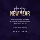 Nieuwjaarskaart happy new year vuurwerk foto 3