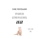 Nieuwjaarskaart kat kitten klaar met 2026 3