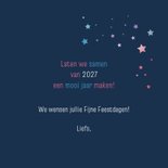 Nieuwjaarskaart kerstboom 27 3