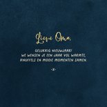 Nieuwjaarskaart liefdevol sterren goud fotokaart nieuwjaar 3