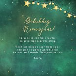 Nieuwjaarskaart met roodborstje en ster 3