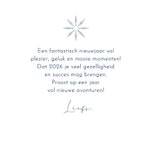 Nieuwjaarskaart sneeuwlandschap bomen 3