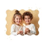 Nieuwjaarskaart sprankelend 2027 goud sterren foto's 2