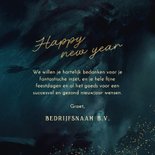 Nieuwjaarskaartje fotocollage kerstbal happy new year 3