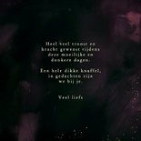 Nieuwjaarskaartje gouden hart lichtpuntje  3