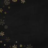 Nieuwjaarskaartje met gouden sneeuwvlokjes, foto en strikje 2