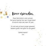 Ondeugende verjaardagskaart speeltjes confetti goud 3