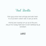 Opfleurende hondenkaart van boomer hond met bloemenmuts op 3