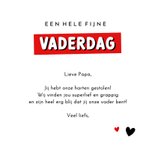 Originele en grappige vaderdagkaart hartendief hartjes 3