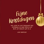 Originele fotokaart met kerstballen 3