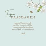 Paaskaart bloesemtakken met eitjes 3