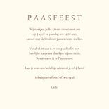 Paaskaart uitnodiging tak glazen eieren droogbloemen 3