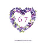 Pensioen feest viooltjes 2