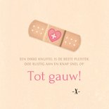 Pleister erop beterschapskaart 3