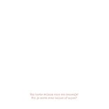 Roestbruin geboortekaartje met een oudroze hartje 2