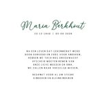 rouwkaart bospad in zon bedankt 3