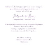 Rouwkaart botanische artisjokbloemen takken 3