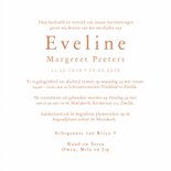 Rouwkaart droogbloemen line art zand 3