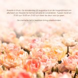 Rouwkaart foto oranje tulpen  2