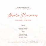 Rouwkaart foto oranje tulpen  3