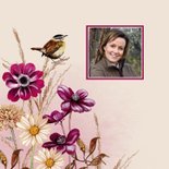 Rouwkaart herfstanemonen winterkoninkje 2