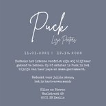 Rouwkaart kind regenboogjes wolkjes confetti 3