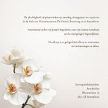 Rouwkaart klassiek neutraal orchidee beige zand 2