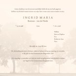 Rouwkaart landschap bomen en schapen 3