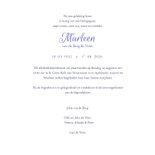 Rouwkaart lavendel foto 3