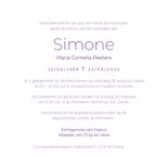 Rouwkaart lavendel paars bloemen waterverf foto 3