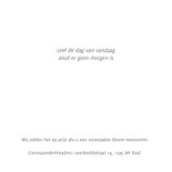 Rouwkaart met foto (kleur naar keuze) 2