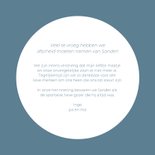 Rouwkaart met fotocollage 3